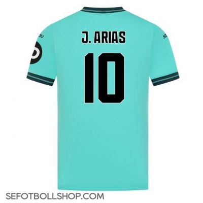 Billiga Wolves Jhon Arias #10 Borta fotbollskläder 2025-26 Kortärmad Billiga Wolves Jhon Arias #10 Borta fotbollskläder 2025-26 Kortärmad